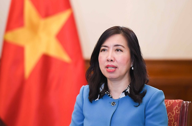 Thứ trưởng Ngoại giao Lê Thị Thu Hằng trả lời phỏng vấn nhân dịp kỷ niệm 100 năm báo chí cách mạng Việt Nam