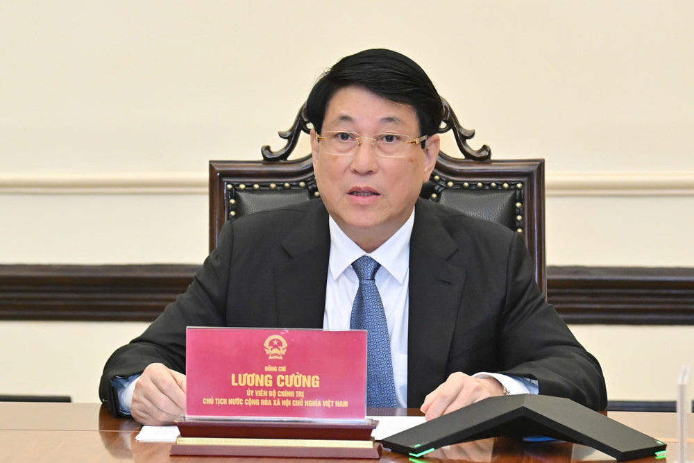 Chủ tịch nước Lương Cường điện đàm  với tân Tổng thống Hàn Quốc Lee Jae Myung