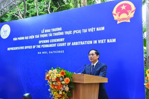 Khai trương Văn phòng đại diện của Toà trọng tài thường trực (PCA) tại Hà Nội